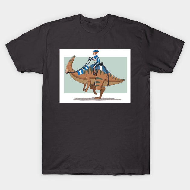 Dino rider T-Shirt by russ29